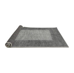 Sideview of Abstract Gray Modern Rug, abs1495gry