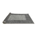 Sideview of Abstract Gray Modern Rug, abs1495gry