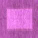 Square Abstract Purple Modern Rug, abs1495pur