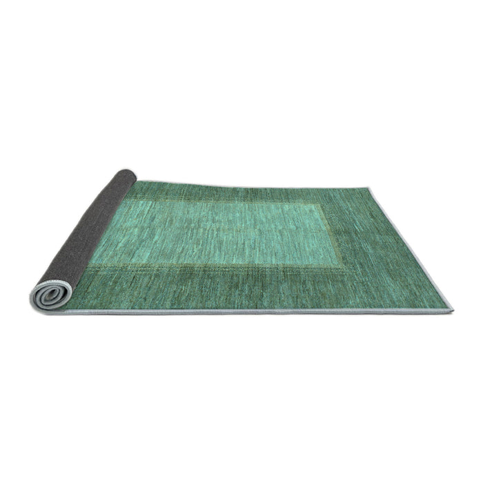 Sideview of Abstract Light Blue Modern Rug, abs1495lblu