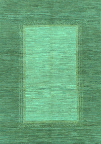 Abstract Turquoise Modern Rug, abs1495turq