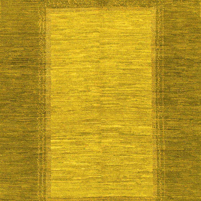 Abstract Yellow Modern Rug, abs1495yw
