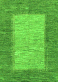 Abstract Green Modern Rug, abs1495grn