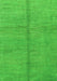 Machine Washable Abstract Green Modern Area Rugs, wshabs1496grn