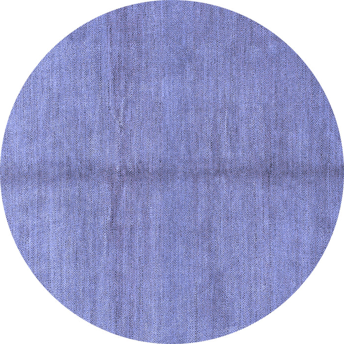 Round Machine Washable Abstract Blue Modern Rug, wshabs1496blu