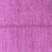 Square Machine Washable Abstract Purple Modern Area Rugs, wshabs1496pur