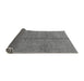 Sideview of Abstract Gray Modern Rug, abs1496gry