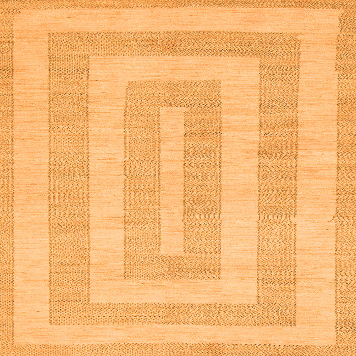 Square Abstract Orange Modern Rug, abs1497org