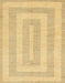 Abstract Yellow Modern Rug, abs1497