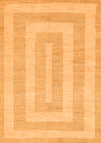 Abstract Orange Modern Rug, abs1497org