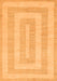 Machine Washable Abstract Orange Modern Area Rugs, wshabs1497org