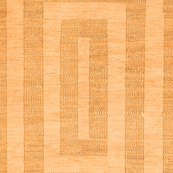 Machine Washable Abstract Orange Modern Area Rugs, wshabs1497org