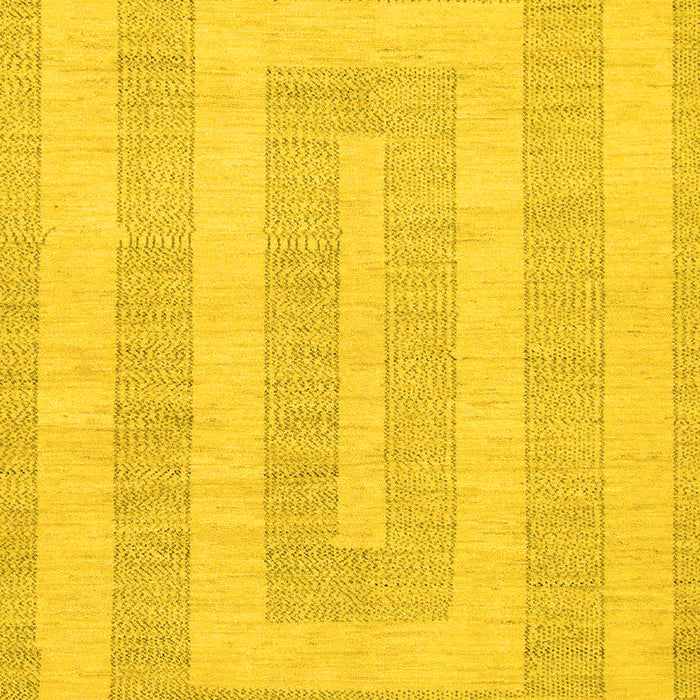 Machine Washable Abstract Yellow Modern Rug, wshabs1497yw