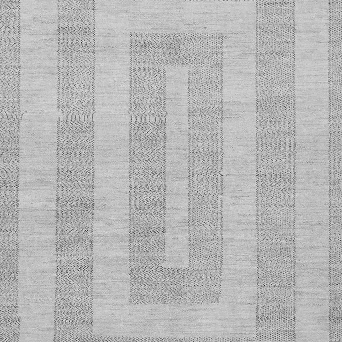 Machine Washable Abstract Gray Modern Rug, wshabs1497gry