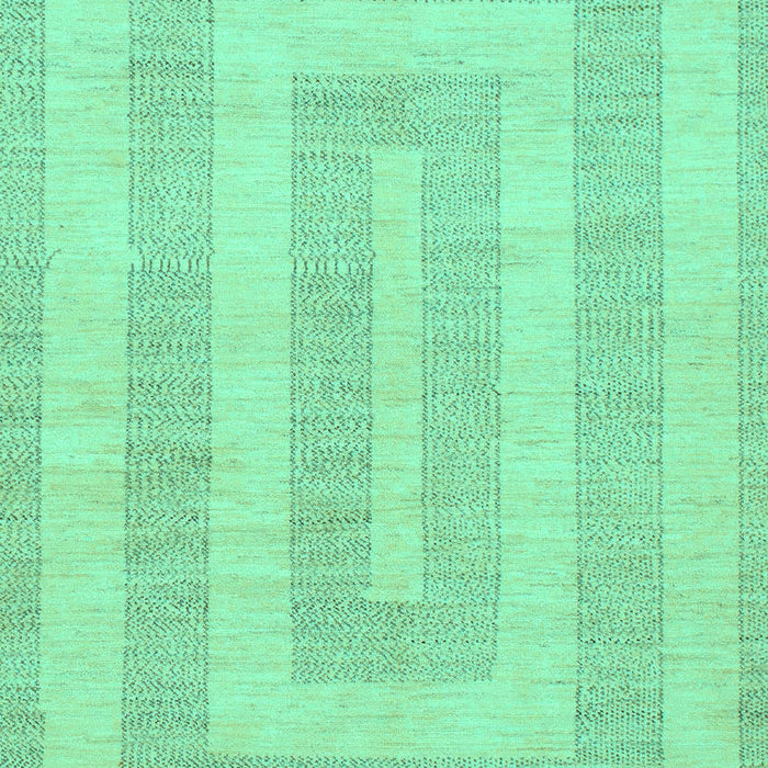 Machine Washable Abstract Turquoise Modern Area Rugs, wshabs1497turq