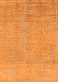 Abstract Orange Modern Rug, abs1498org