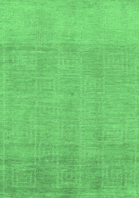 Abstract Emerald Green Modern Rug, abs1498emgrn