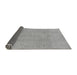 Sideview of Abstract Gray Modern Rug, abs1498gry