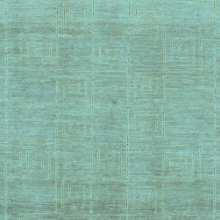 Machine Washable Abstract Light Blue Modern Rug, wshabs1498lblu