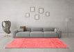 Modern Red Washable Rugs