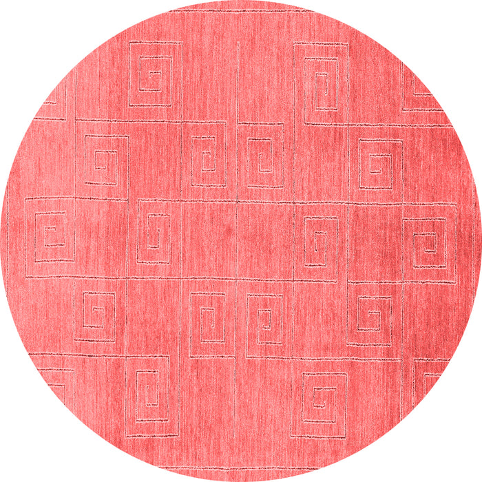 Machine Washable Abstract Red Modern Rug, wshabs1498red