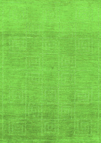 Abstract Green Modern Rug, abs1498grn