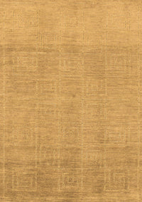 Abstract Brown Modern Rug, abs1498brn