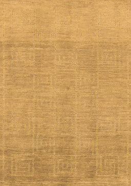 Abstract Brown Modern Rug, abs1498brn