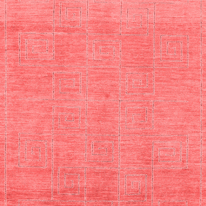 Machine Washable Abstract Red Modern Rug, wshabs1498red