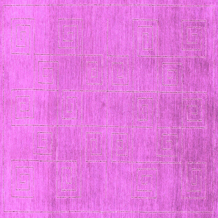 Square Abstract Purple Modern Rug, abs1498pur