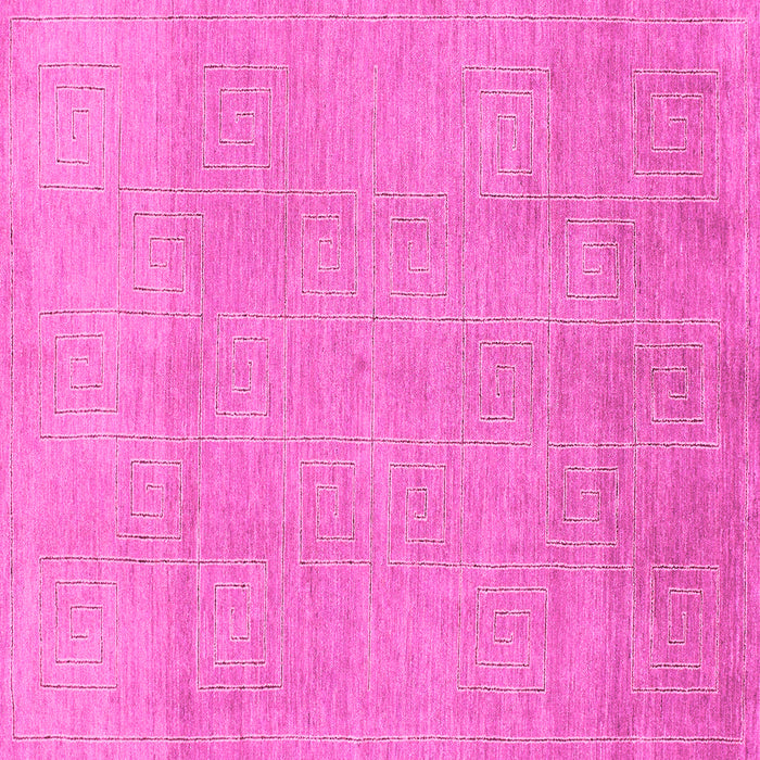 Square Machine Washable Abstract Pink Modern Rug, wshabs1498pnk