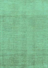 Abstract Turquoise Modern Rug, abs1498turq