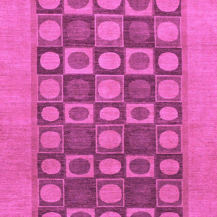 Machine Washable Checkered Purple Modern Area Rugs, wshabs1499pur