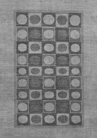 Checkered Gray Modern Rug, abs1499gry