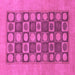 Square Checkered Purple Modern Rug, abs1499pur