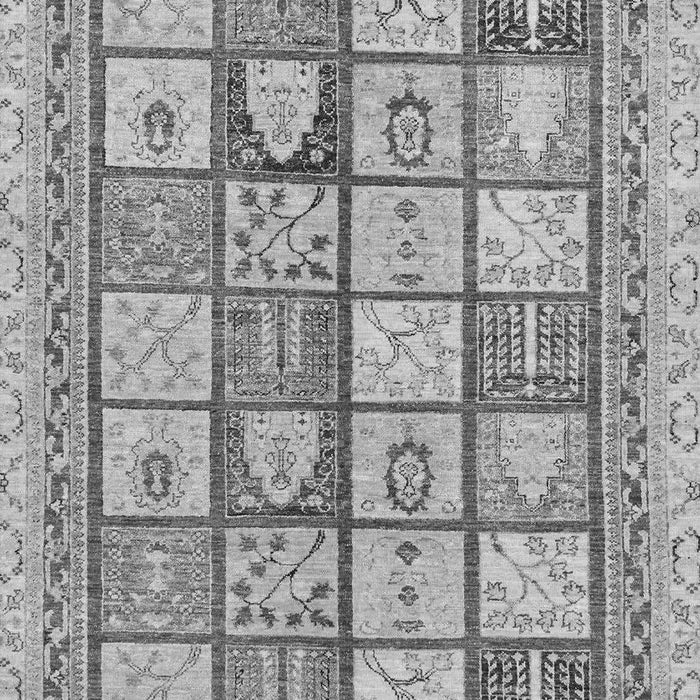 Machine Washable Abstract Gray Modern Rug, wshabs149gry