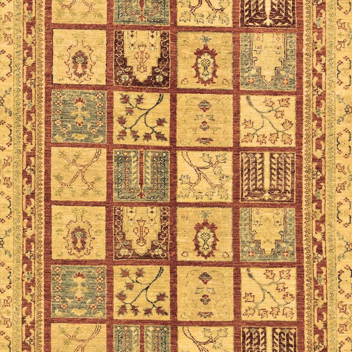 Machine Washable Abstract Brown Modern Rug, wshabs149brn