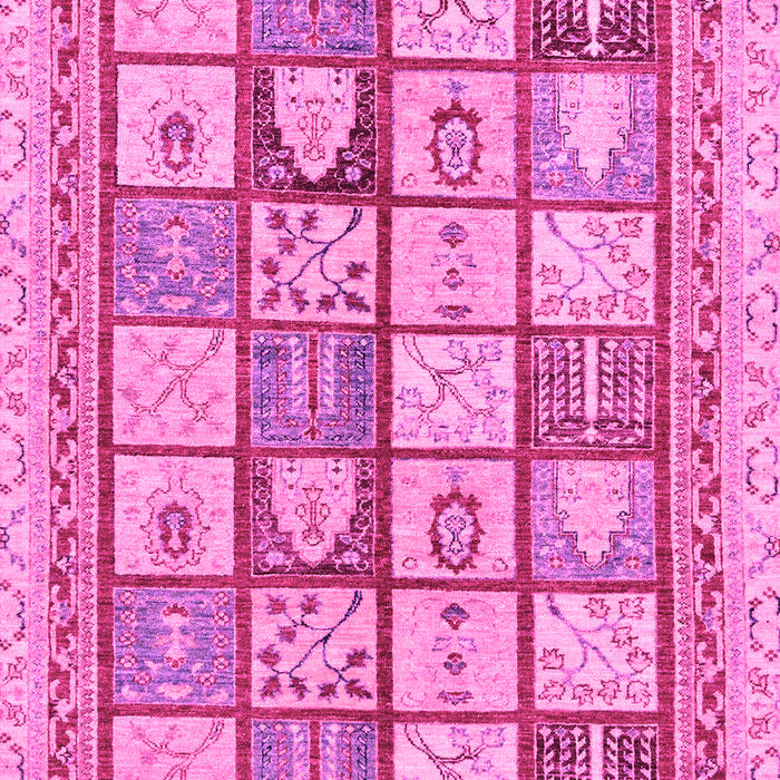 Machine Washable Abstract Pink Modern Rug, wshabs149pnk