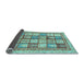 Sideview of Abstract Light Blue Modern Rug, abs149lblu