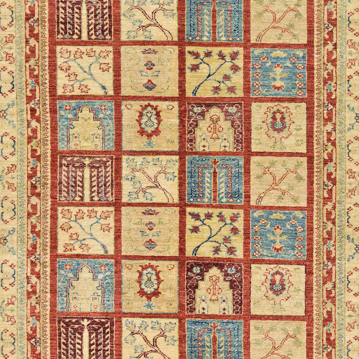 Machine Washable Abstract Chrome Gold Yellow Rug, wshabs149