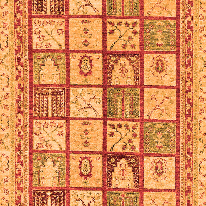 Machine Washable Abstract Orange Modern Area Rugs, wshabs149org