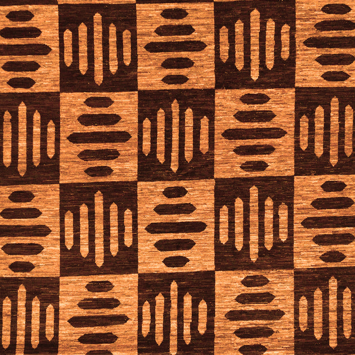 Machine Washable Oriental Orange Modern Area Rugs, wshabs14org