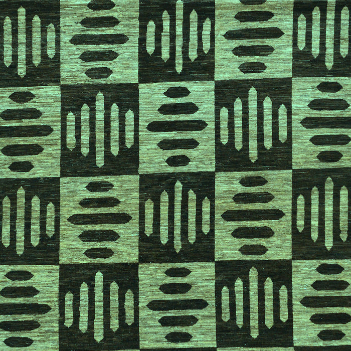 Machine Washable Oriental Turquoise Modern Area Rugs, wshabs14turq