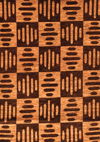 Oriental Orange Modern Rug, abs14org