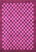 Checkered Purple Modern Rug, abs1500pur