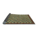 Sideview of Checkered Light Blue Modern Rug, abs1500lblu