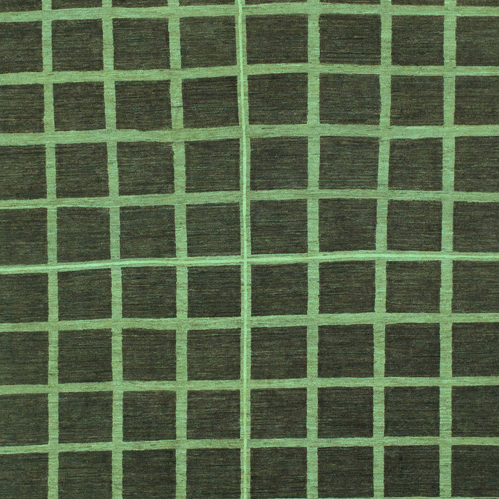 Checkered Turquoise Modern Rug, abs1501turq