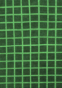 Checkered Emerald Green Modern Rug, abs1501emgrn