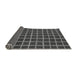 Sideview of Checkered Gray Modern Rug, abs1501gry