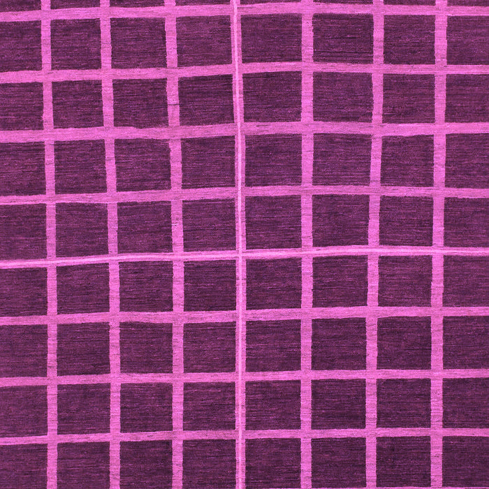 Machine Washable Checkered Purple Modern Area Rugs, wshabs1501pur